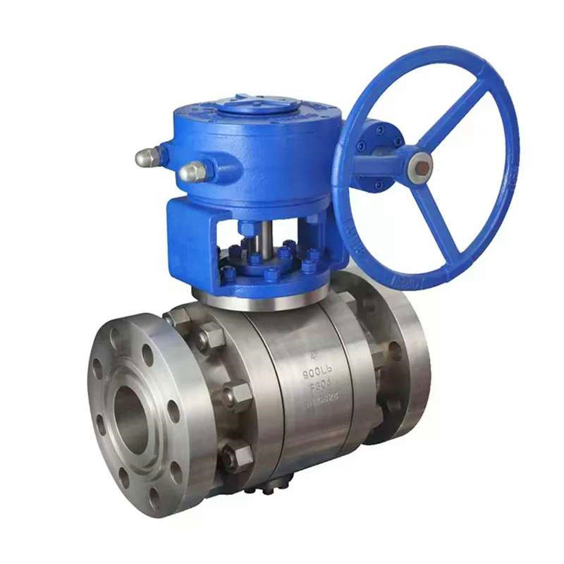 3-częściowe zawory kulowe z kołnierzem, kute ze stali nierdzewnej