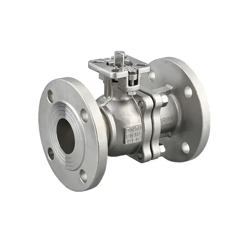 2PC Carbon Steel Flanged Ball Valve