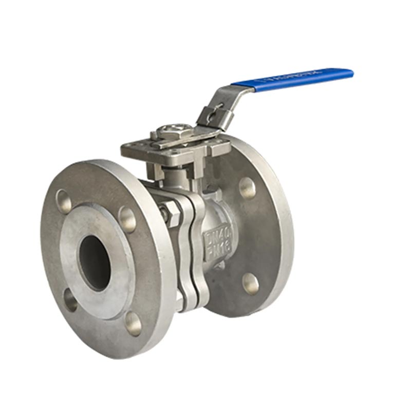 2PC DIN Flanged Stainless Steel Ball Valve